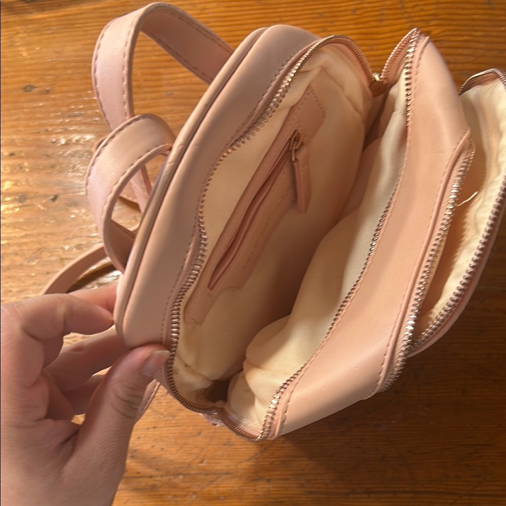 Pink Designer Women's Backpack - Picture 3 of 3